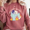 Cat Reading a Romance BookI Like My Books Extra Spicy Comfort Colors Sweatshirt Orchid Cat Reading a Romance BookI Like My Books Extra Spicy Comfort Colors Sweatshirt Orchid