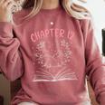 Chapter 12 Birthday Reading Book Lovers 12 Year Old Comfort Colors Sweatshirt Orchid