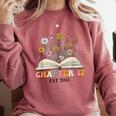Chapter 12 Years Old 12th Birthday Wildflower Book Lover Comfort Colors Sweatshirt Orchid Chapter 12 Years Old 12th Birthday Wildflower Book Lover Comfort Colors Sweatshirt Orchid