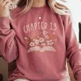 Chapter 13th Birthday Bookworm 13 Years Old For Book Lovers Comfort Colors Sweatshirt Orchid Chapter 13th Birthday Bookworm 13 Years Old For Book Lovers Comfort Colors Sweatshirt Orchid