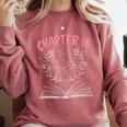 Chapter 16 Birthday Reading Book Lovers 16 Year Old Comfort Colors Sweatshirt Orchid