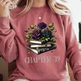 Chapter 39 39th Birthday Women Book Lovers Dark Romance Comfort Colors Sweatshirt Orchid