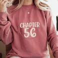 Chapter 56 Birthday Shirt For Women Book Lovers Love To Read Comfort Colors Sweatshirt Orchid Chapter 56 Birthday Shirt For Women Book Lovers Love To Read Comfort Colors Sweatshirt Orchid