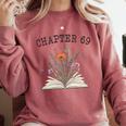Chapter 69 Book Lovers & Readers 69th Birthday Wildflowers Comfort Colors Sweatshirt Orchid Chapter 69 Book Lovers & Readers 69th Birthday Wildflowers Comfort Colors Sweatshirt Orchid