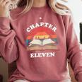 Chapter Eleven Book Reading 11th Birthday 11 Year Old Comfort Colors Sweatshirt Orchid Chapter Eleven Book Reading 11th Birthday 11 Year Old Comfort Colors Sweatshirt Orchid
