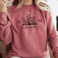 Chapter Fifty 50 Cute 50th 1975 Birthday Book Lovers Comfort Colors Sweatshirt Orchid Chapter Fifty 50 Cute 50th 1975 Birthday Book Lovers Comfort Colors Sweatshirt Orchid