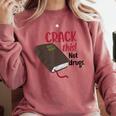 Christian Quote Holy Bible Crack This Book Not Drugs Comfort Colors Sweatshirt Orchid