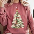 Christmas Book Tree Teacher Book Lover Xmas Librarian Comfort Colors Sweatshirt Orchid Christmas Book Tree Teacher Book Lover Xmas Librarian Comfort Colors Sweatshirt Orchid