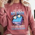 I Closed My Book To Be Here Shirt I Closed My Books Comfort Colors Sweatshirt Orchid