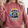 Color Our World 2026 Reading Book Comfort Colors Sweatshirt Orchid