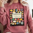 Composition Notebook Costume Teacher Matching Halloween Book Comfort Colors Sweatshirt Orchid