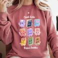 Cool Kids Read Books Apparel Comfort Colors Sweatshirt Orchid