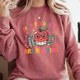 All The-Cool Kids Are Reading Book Lover Librarian Bookworm Comfort Colors Sweatshirt Orchid