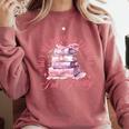 Coquette Aesthetic Bow Buy Me Books & Tell Me I'm Pretty Comfort Colors Sweatshirt Orchid Coquette Aesthetic Bow Buy Me Books & Tell Me I'm Pretty Comfort Colors Sweatshirt Orchid