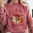 Cozy Readers Book Society Fall Autumn Floral Pumpkin Season Comfort Colors Sweatshirt Orchid Cozy Readers Book Society Fall Autumn Floral Pumpkin Season Comfort Colors Sweatshirt Orchid