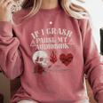 If I Crash Pause My Audiobook Lovers Dark Romance Spicy Book Comfort Colors Sweatshirt Orchid