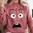 Creepy Carrots Halloween Book Character Costume Comfort Colors Sweatshirt Orchid Creepy Carrots Halloween Book Character Costume Comfort Colors Sweatshirt Orchid