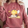 Cute Bee Reading Book Teacher Student Reader Graphic For Men Women Kids Comfort Colors Sweatshirt Orchid Cute Bee Reading Book Teacher Student Reader Graphic For Men Women Kids Comfort Colors Sweatshirt Orchid