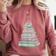 Cute Bookmas Christmas Book Tree Book Lover Teacher Comfort Colors Sweatshirt Orchid Cute Bookmas Christmas Book Tree Book Lover Teacher Comfort Colors Sweatshirt Orchid