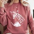 Cute Giraffe Wear Glasses Reading Book Librarian Bookworm Comfort Colors Sweatshirt Orchid Cute Giraffe Wear Glasses Reading Book Librarian Bookworm Comfort Colors Sweatshirt Orchid