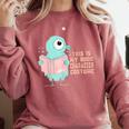 Cute Pigeon This Is My Book Character Costume For Reading Comfort Colors Sweatshirt Orchid Cute Pigeon This Is My Book Character Costume For Reading Comfort Colors Sweatshirt Orchid