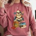 Cute Reading Chicken With Glasses Books Bookworm Reader Book Comfort Colors Sweatshirt Orchid Cute Reading Chicken With Glasses Books Bookworm Reader Book Comfort Colors Sweatshirt Orchid