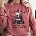 Dark Romance Book Emotionally Attached Fictional Characters Comfort Colors Sweatshirt Orchid Dark Romance Book Emotionally Attached Fictional Characters Comfort Colors Sweatshirt Orchid