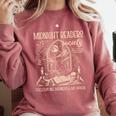 Dark Romance Book Lover Midnight Reading Readers Society Comfort Colors Sweatshirt Orchid