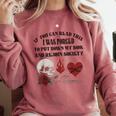 Dark Romance Bookish Merch Put My Book Down Spicy Book Women Comfort Colors Sweatshirt Orchid