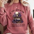 Dark Romance Merch I Put Down My Book Lover Spicy Skeleton Comfort Colors Sweatshirt Orchid Dark Romance Merch I Put Down My Book Lover Spicy Skeleton Comfort Colors Sweatshirt Orchid