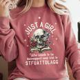 Dark Romance Smutt Book Merch STFUATTDLAGG Good Girl Trigger Comfort Colors Sweatshirt Orchid