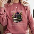 Dark Romance Women Smutt Book Lover Merch STFUATTDLAGG Good Comfort Colors Sweatshirt Orchid