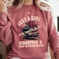 Dark Romance Women Told To STFUATTDLAGG Smutt Book Merch Premium Comfort Colors Sweatshirt Orchid
