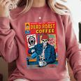 Dead Roast Coffee Comic Book Cover Style Skeleton Barista Comfort Colors Sweatshirt Orchid Dead Roast Coffee Comic Book Cover Style Skeleton Barista Comfort Colors Sweatshirt Orchid