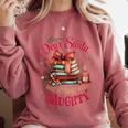 Dear Santa Only My Books Were Naughty Comfort Colors Sweatshirt Orchid Dear Santa Only My Books Were Naughty Comfort Colors Sweatshirt Orchid