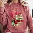 Dear Santa More Books Please Christmas Comfort Colors Sweatshirt Orchid Dear Santa More Books Please Christmas Comfort Colors Sweatshirt Orchid