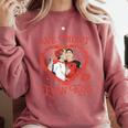 We Didn't Even Kiss Hockey Romance Book Comfort Colors Sweatshirt Orchid