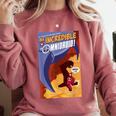 Disney Pixar The Incredibles Omnidroid Comic Book Cover Comfort Colors Sweatshirt Orchid