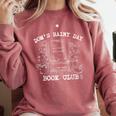 Dom's Rainy Day Book Club Comfort Colors Sweatshirt Orchid Dom's Rainy Day Book Club Comfort Colors Sweatshirt Orchid