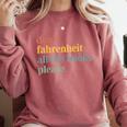 Don't Fahrenheit The Books Comfort Colors Sweatshirt Orchid