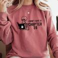 I Don't Give a Chapter 39 Book Lover Reader Comfort Colors Sweatshirt Orchid