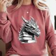 Dragon Book Comfort Colors Sweatshirt Orchid