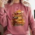 Dream Like Martin Floral Book History Month Women Men Comfort Colors Sweatshirt Orchid