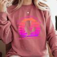 With A Dreamy Far-Off Look And Her Nose Stuck In A Book Comfort Colors Sweatshirt Orchid With A Dreamy Far-Off Look And Her Nose Stuck In A Book Comfort Colors Sweatshirt Orchid