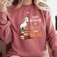 Easily Distracted By Goats And Books Goats And Book Reading Comfort Colors Sweatshirt Orchid Easily Distracted By Goats And Books Goats And Book Reading Comfort Colors Sweatshirt Orchid