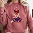 Educated Melanin Queen Afro Women Reading Book History Comfort Colors Sweatshirt Orchid Educated Melanin Queen Afro Women Reading Book History Comfort Colors Sweatshirt Orchid