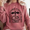 Emotionally Attached To Fictional Dragons Books Lover Comfort Colors Sweatshirt Orchid