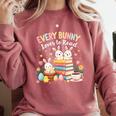 Every Bunny Loves To Read Book Lover Easter Day Apparel Comfort Colors Sweatshirt Orchid Every Bunny Loves To Read Book Lover Easter Day Apparel Comfort Colors Sweatshirt Orchid