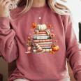 Fall Colors s I Love Fall s Books & Pumpkins Comfort Colors Sweatshirt Orchid Fall Colors s I Love Fall s Books & Pumpkins Comfort Colors Sweatshirt Orchid