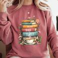 Fantasy Drama Tragedy Book Lover Subtle Watercolor Comfort Colors Sweatshirt Orchid